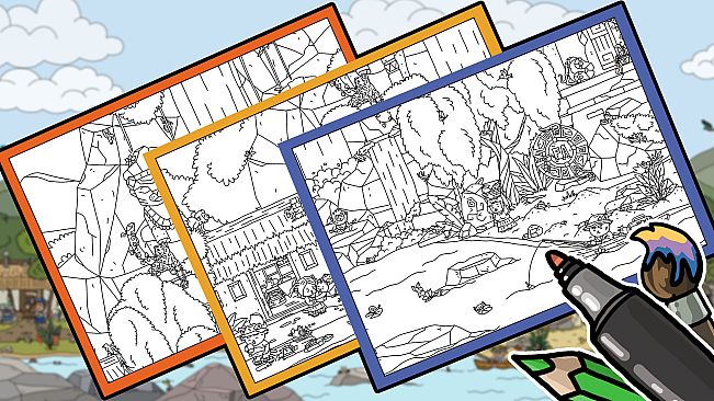 FIND ALL 8: The road to the Maya - Coloring Book