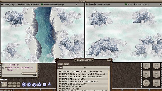 Fantasy Grounds - Meanders Map Pack: Cutmere Shard (Map Pack)