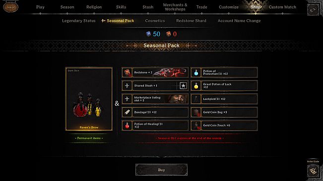 Dark and Darker - EAS11 Seasonal Pack