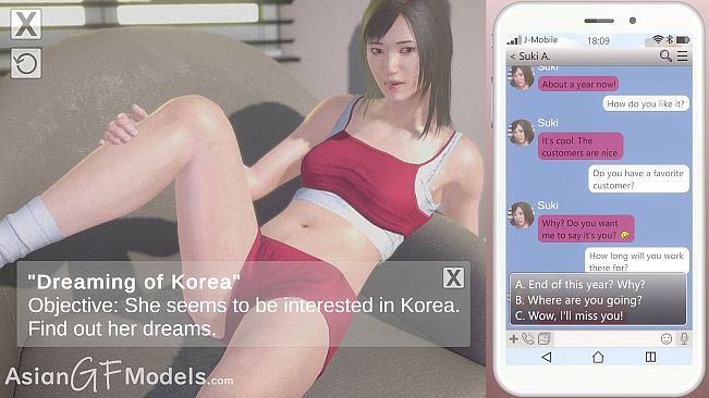 Summer Suki - Chat Messaging Game