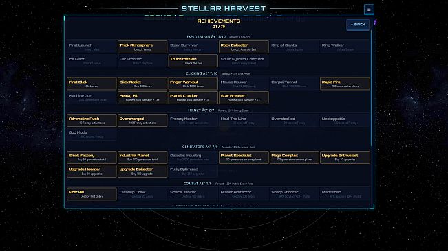 Stellar Harvest