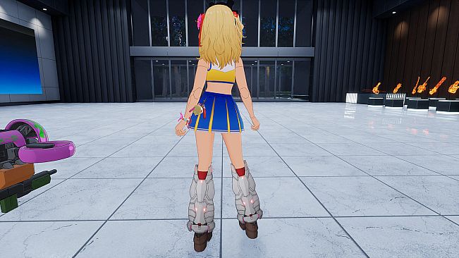 "Cheerleader" Costume in 2 Color Varieties