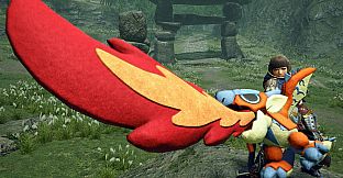 Monster Hunter Rise - "Stuffed Rathalos" Hunter layered weapon (Great Sword)