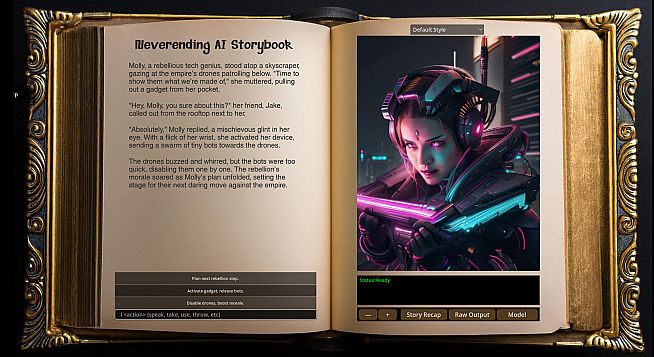 Neverending AI Storybook