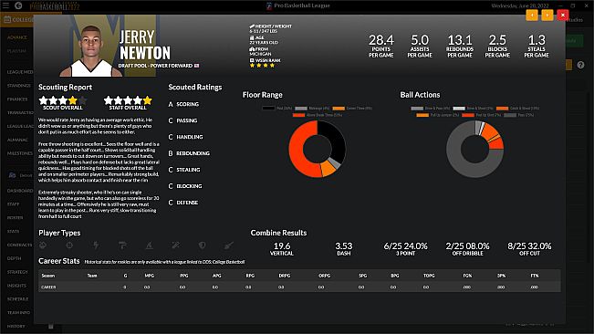 Draft Day Sports: Pro Basketball 2022