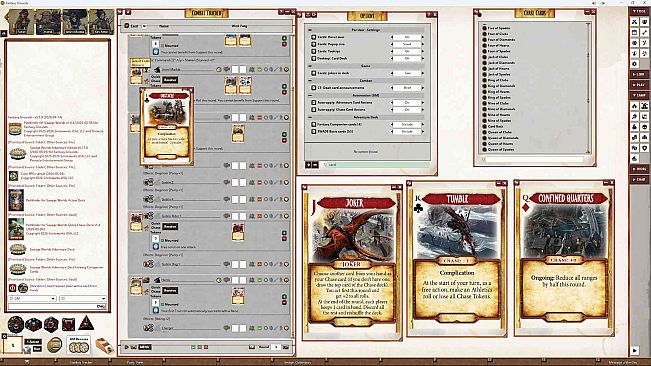 Fantasy Grounds - Pathfinder for Savage Worlds Quick Chase Deck