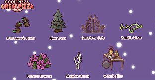 Good Pizza, Great Pizza - Bewitched Garden Set - Halloween 2022