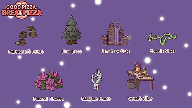 Good Pizza, Great Pizza - Bewitched Garden Set - Halloween 2022