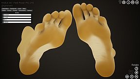 HAELE 3D - Feet Poses Pro - Drawing References