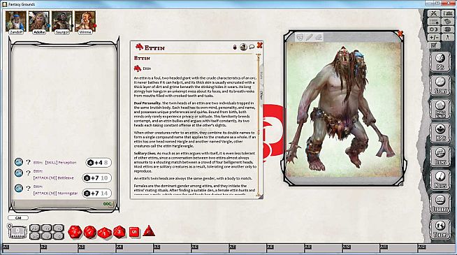 Fantasy Grounds - D&D Monster Pack - Fey & Giants