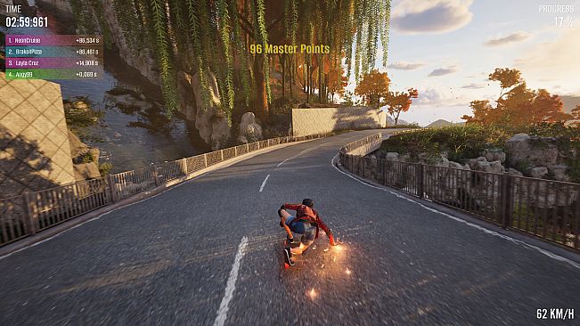 Longboard Skate Downhill Simulator