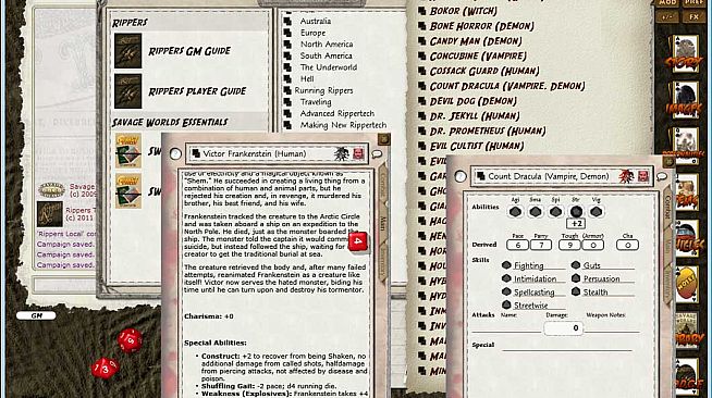Fantasy Grounds - Rippers (Savage Worlds)