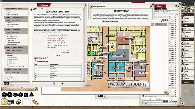 Fantasy Grounds - Pinebox Middle School
