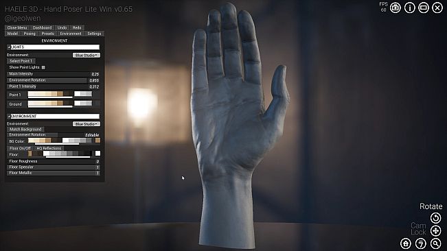 HAELE 3D - Hand Poses Lite - Drawing References