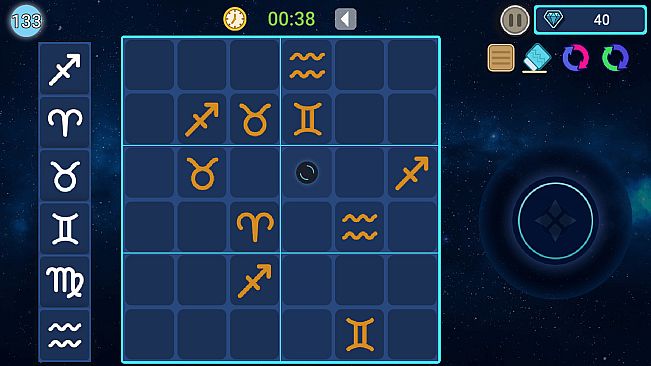 Sudoku constellation