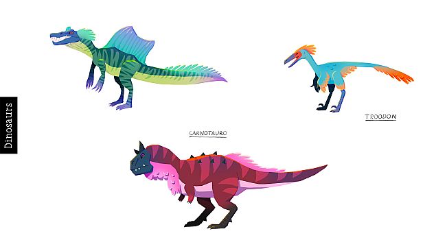 Dino Path Trail - Artbook