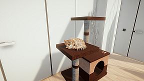 CATS GAME: stray cat, pet kitty, dog simulation adventure