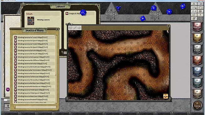 Fantasy Grounds - Maps: Winding Caverns