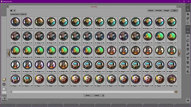 Fantasy Grounds - Portal Packs - Token Essentials: Running in the Shadows