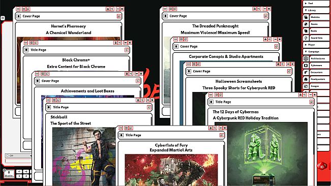 Fantasy Grounds - Cyberpunk RED - Interface RED Volume 4
