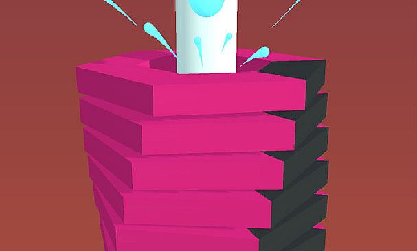 Ball Way Crush Color Tower 3d