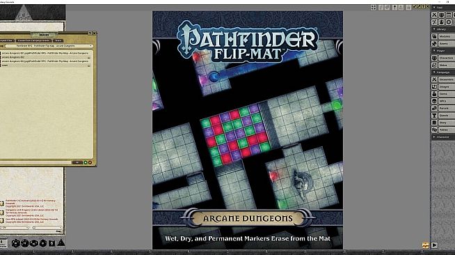 Fantasy Grounds - Pathfinder RPG - Pathfinder Flip-Map - Arcane Dungeons