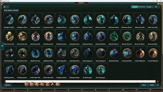 Fantasy Grounds - Grim Tokens - Ghoulish Hosts