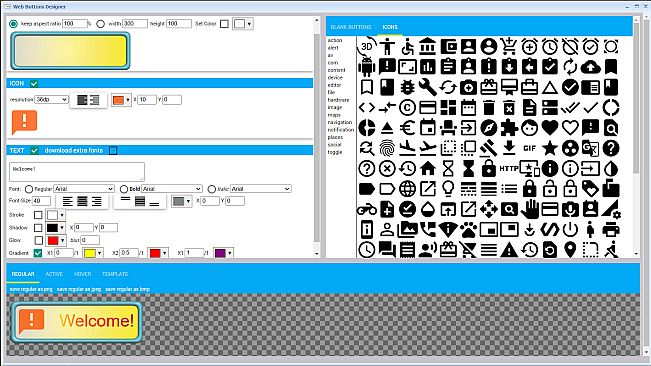 Web Buttons Designer