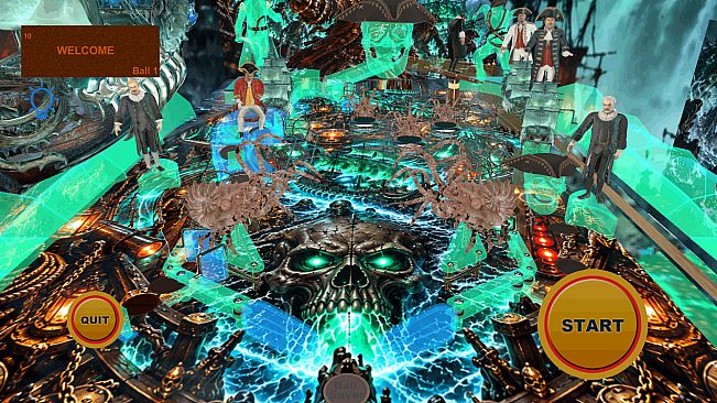 Haunted Ghost Pirates Halloween Pinball