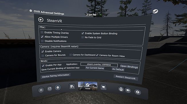 OVR Advanced Settings