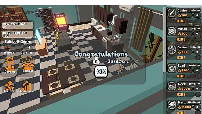 GameDev Clicker: Tap & Build