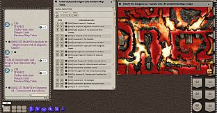 Fantasy Grounds - Meanders Map Pack: Undervaults & Dragon Lairs (Map Pack)