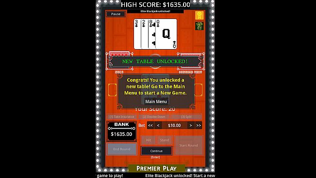 Blackjack 2D: Dealer's Gambit