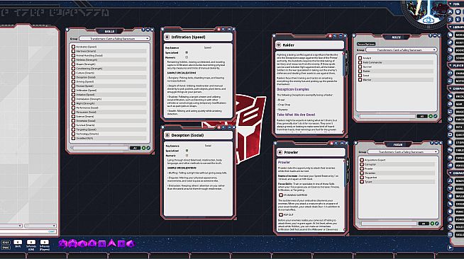 Fantasy Grounds - Transformers Roleplaying Game Catch a Falling Starscream