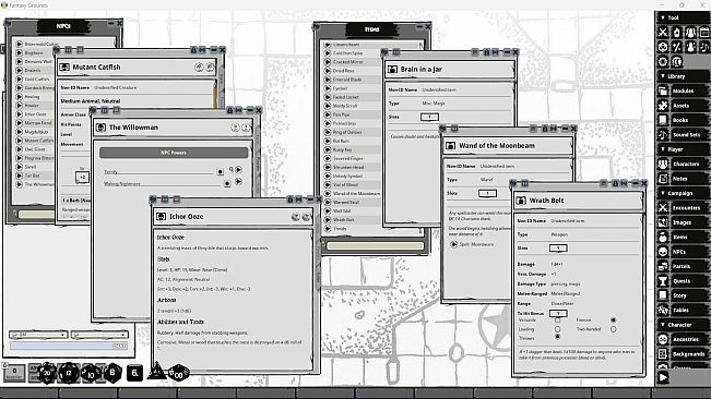 Fantasy Grounds - Cursed Scroll Zine, Vol. 1: Diablerie!
