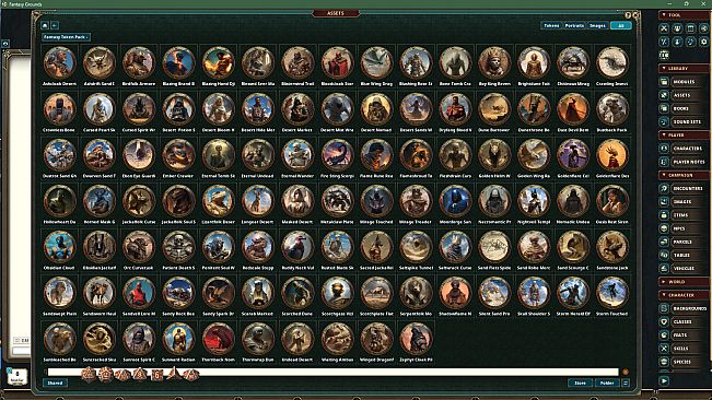 Fantasy Grounds - Fantasy Token Collection - Desert Denizens 01