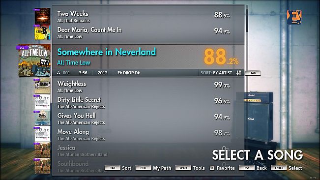 Rocksmith 2014 – All Time Low - “Somewhere in Neverland”