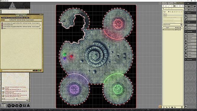 Fantasy Grounds - Pathfinder RPG - Pathfinder Flip-Map - Arcane Dungeons