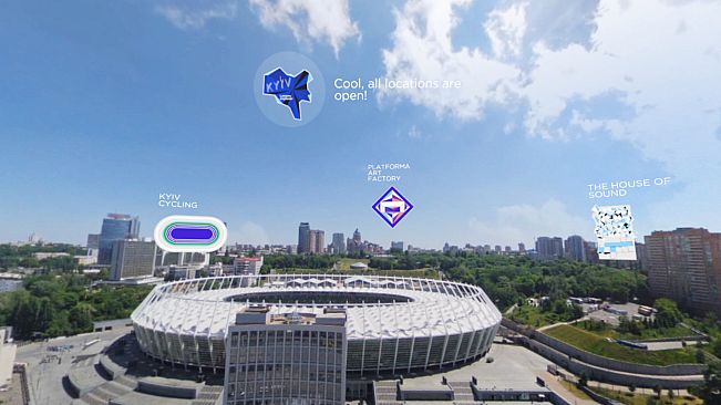 Kyiv: from dusk till dawn with Lenovo Explorer