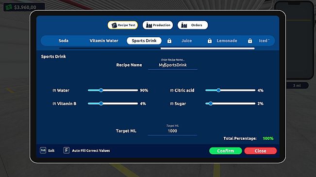 Drink Factory Simulator - Prologue