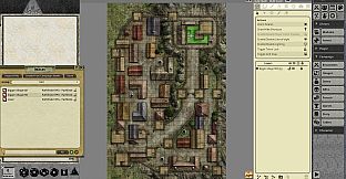 Fantasy Grounds - Pathfinder RPG - Pathfinder Flip-Mat - Bigger Village