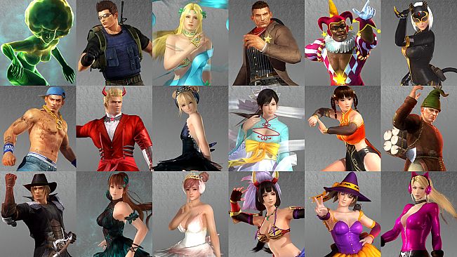 DOA5LR Halloween Costumes 2017 Full Set