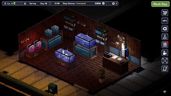 NightGlow : Aquarium Shop Simulator