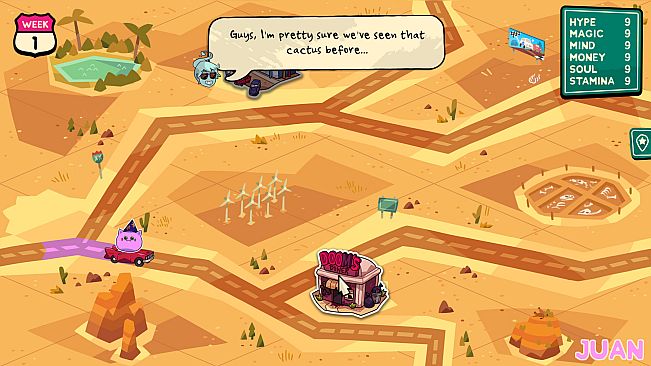 Monster Roadtrip Playable character - Juan