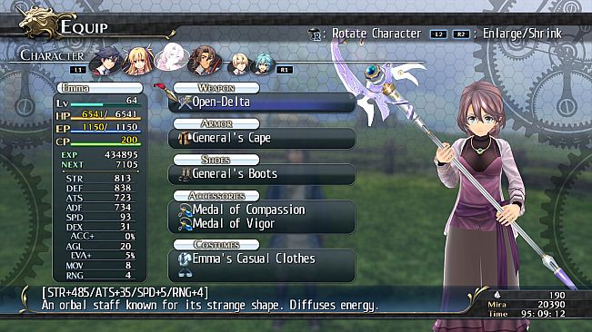 The Legend of Heroes: Trails of Cold Steel - Emma's Casuals