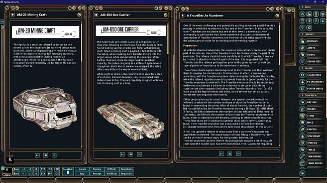 Fantasy Grounds - Traveller - Solomani Adventure 1: Mysteries on Arcturus Station