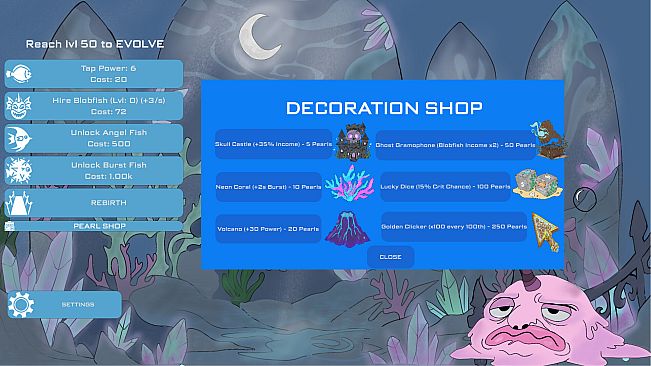 Midnight Aquarium: Idle Clicker