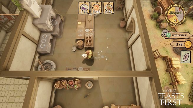 The King Feasts First