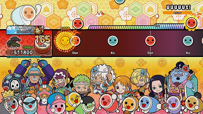 Taiko no Tatsujin: Rhythm Festival - One Piece Anime 25th Anniversary Collab. Pack