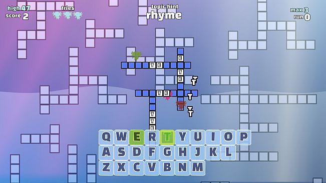 Lexilotl: Crossword Puzzle Run